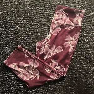 Champion floral cropped legging - M